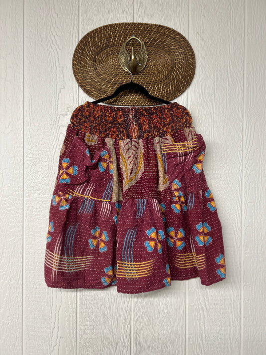 Pareo Kantha Meadow Skirt 0826 021