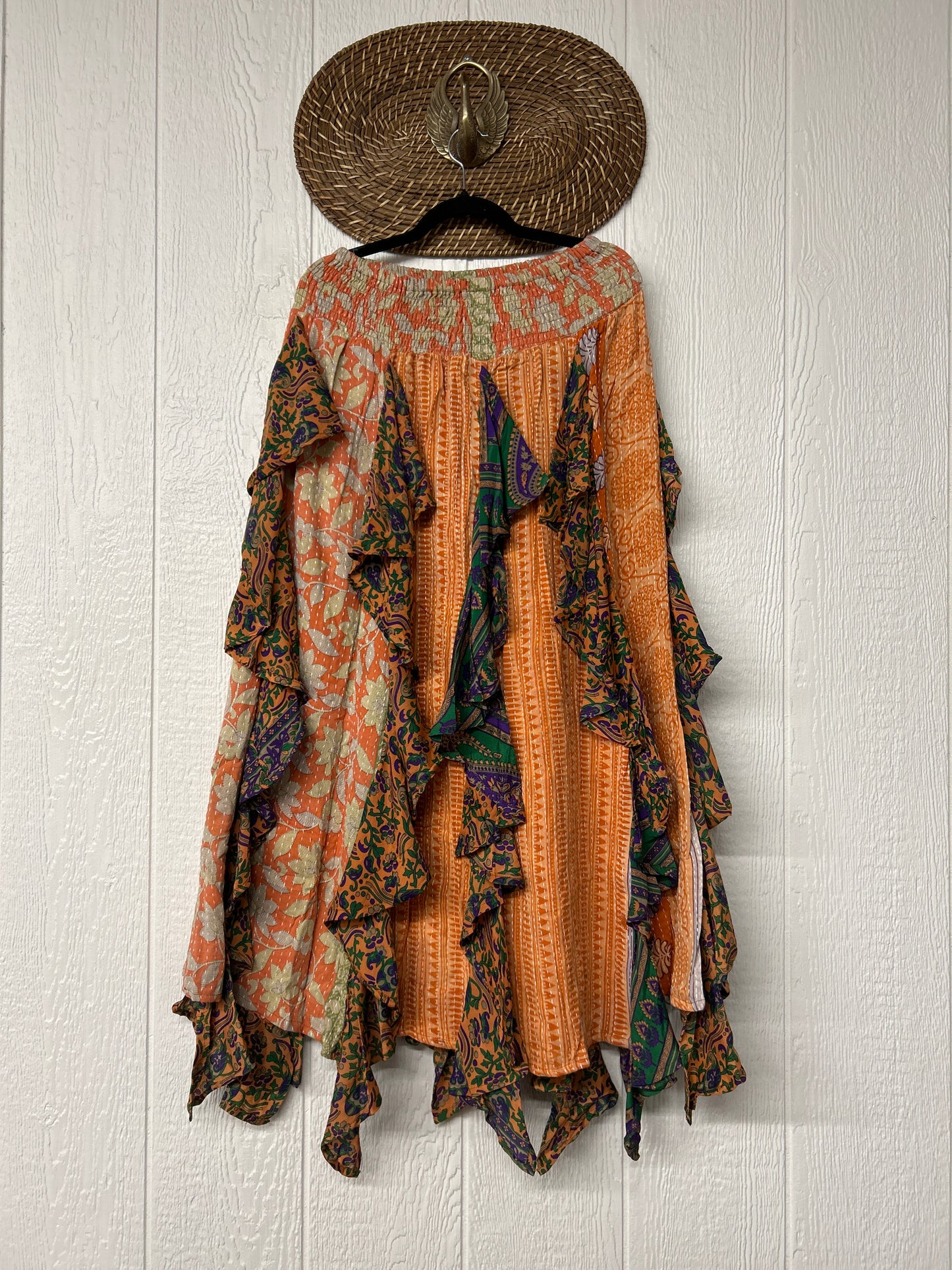 Pareo Kantha Willow Maxi Skirt 0826 110