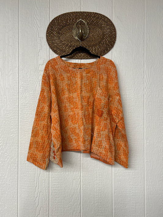 Pareo Kantha Wanderer Pocket Crop Top 0226 247