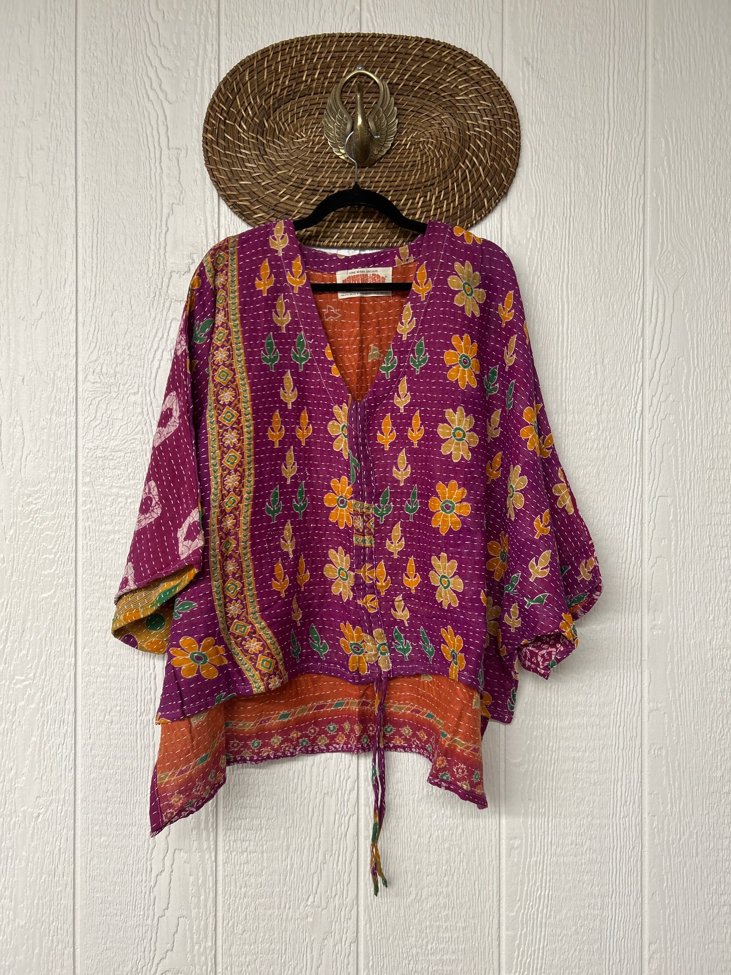 Pareo Kantha Hi-Lo Butterfly Top 0626 001