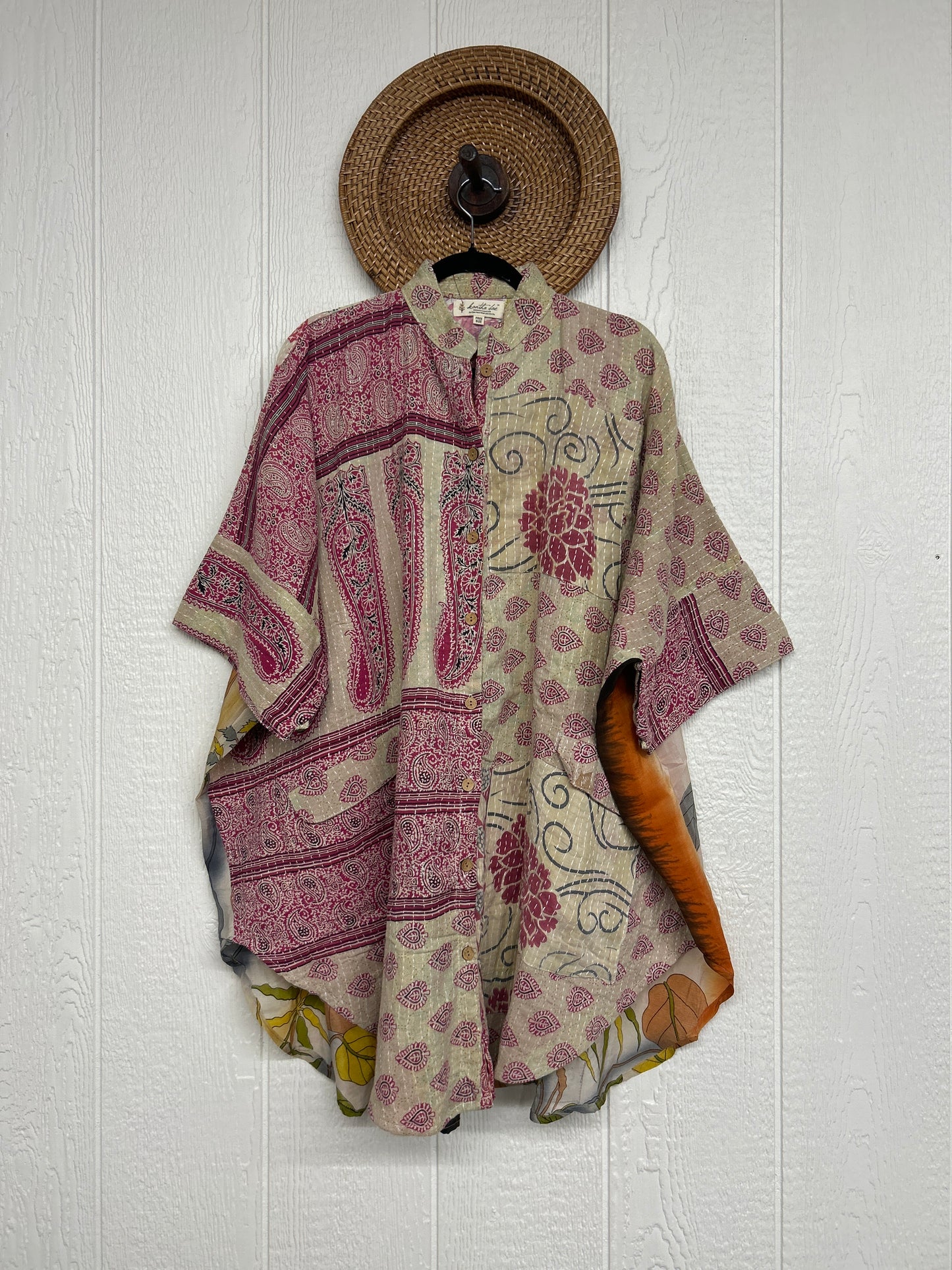 Pareo Kantha Free To Be Button-Down 0726 004
