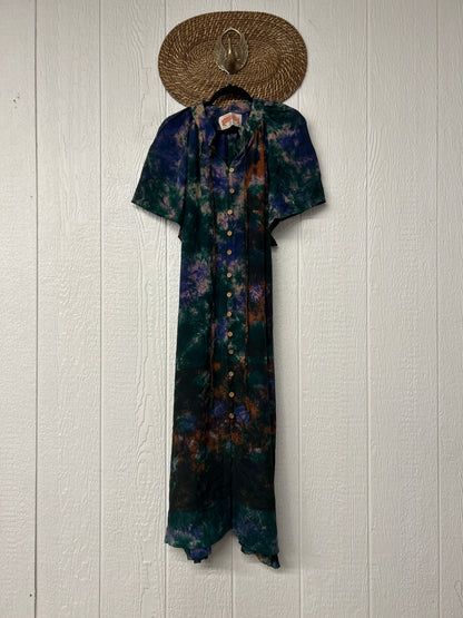Crepe Sari Summer Woodstock Duster 0626 227