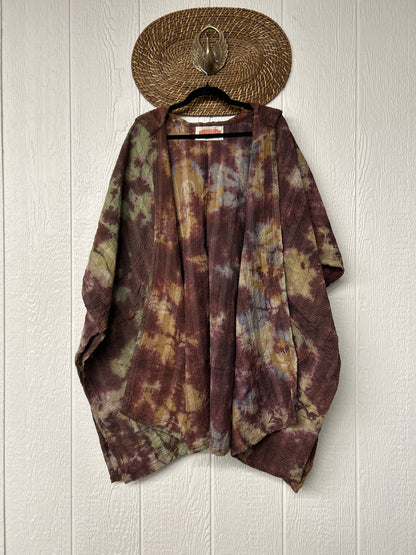 Aura Edit Fine Kantha Wanderlust Poncho 1026 006
