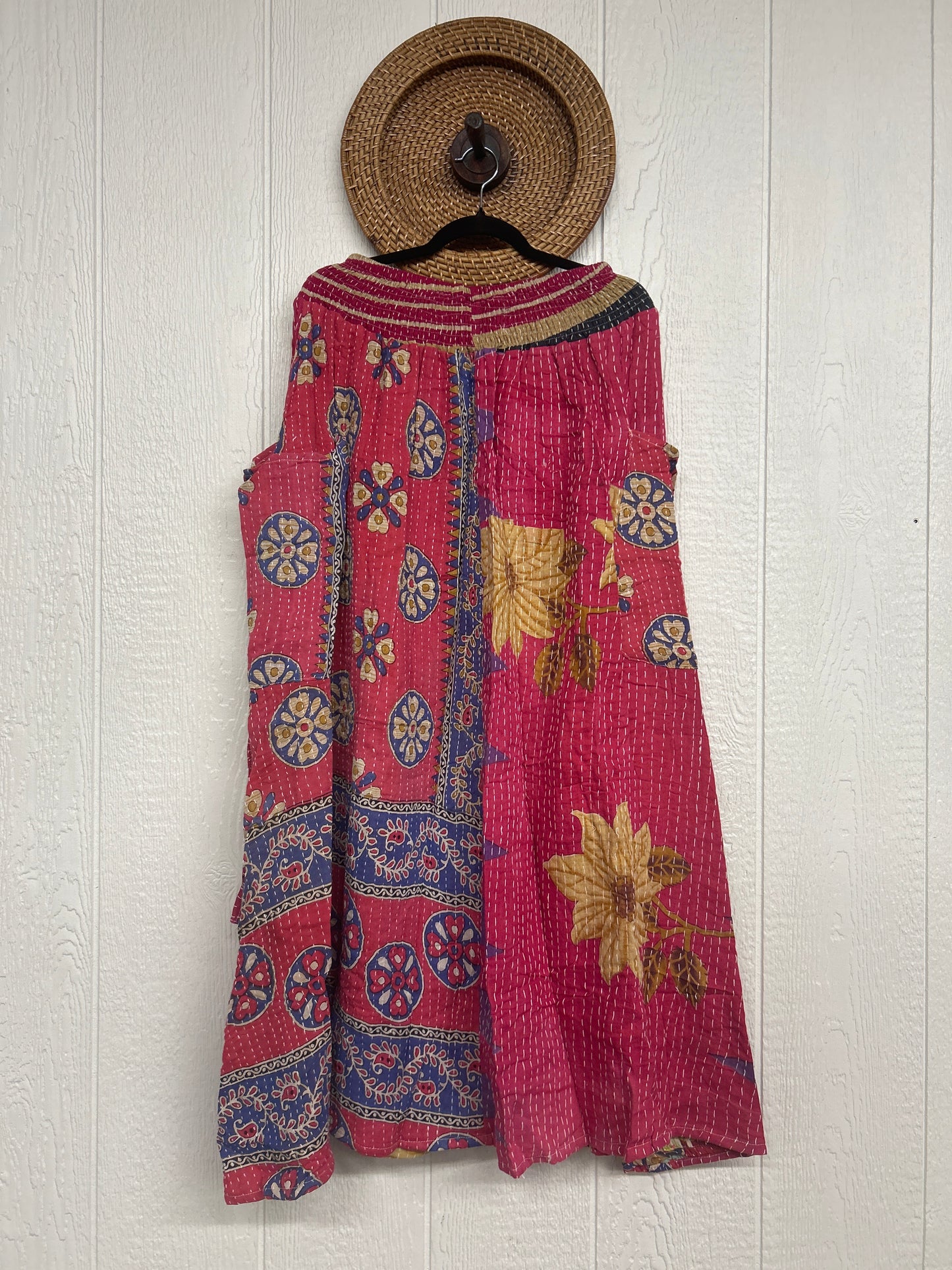 Pareo Kantha Butterfly Cargo Skirt 0426 151