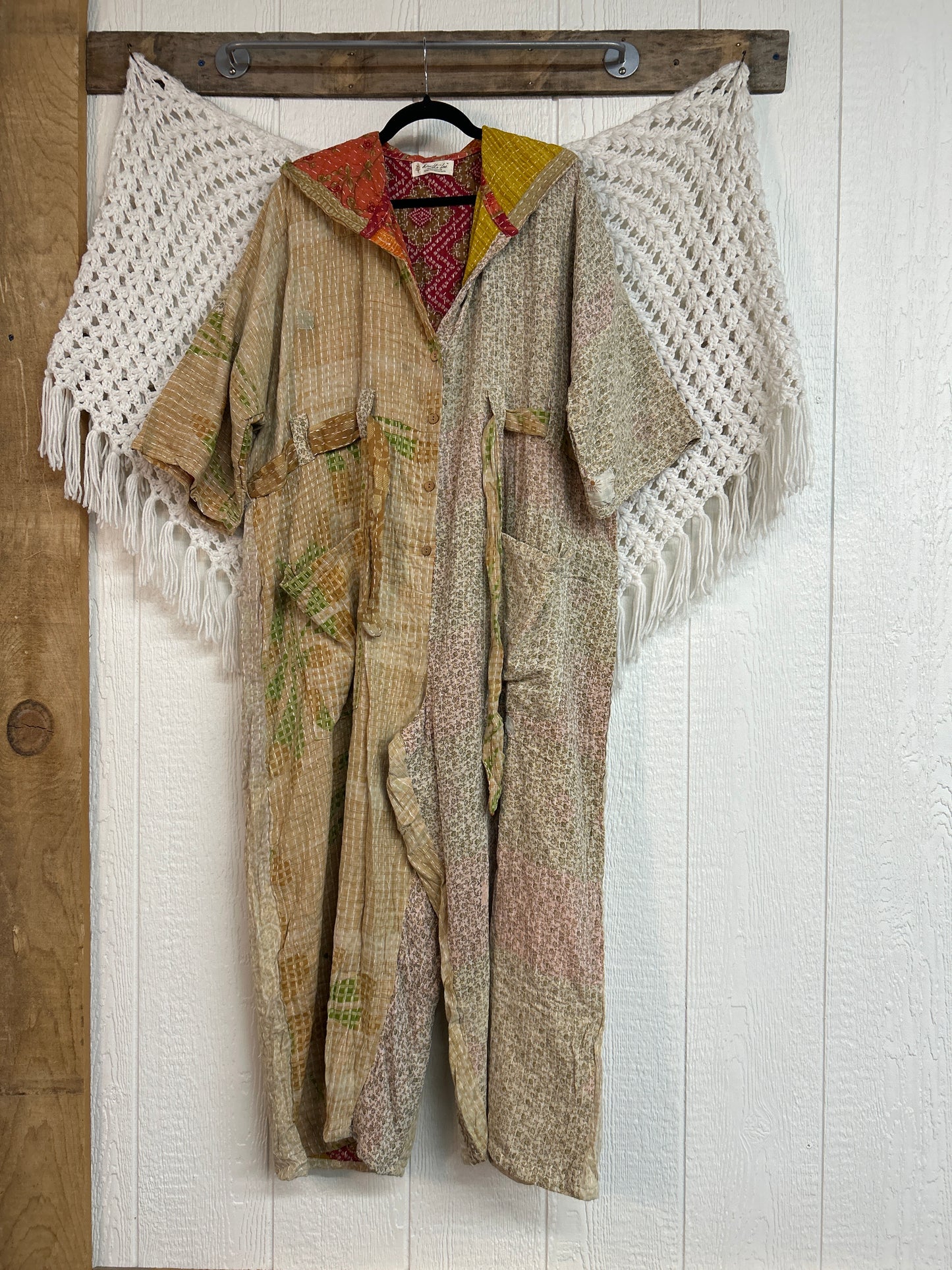 Kantha Zen Hoodie Jumpsuit 0925 182