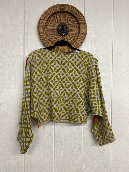 RETAIL Pareo Kantha In Bloom Cropped Pullover 0326 071