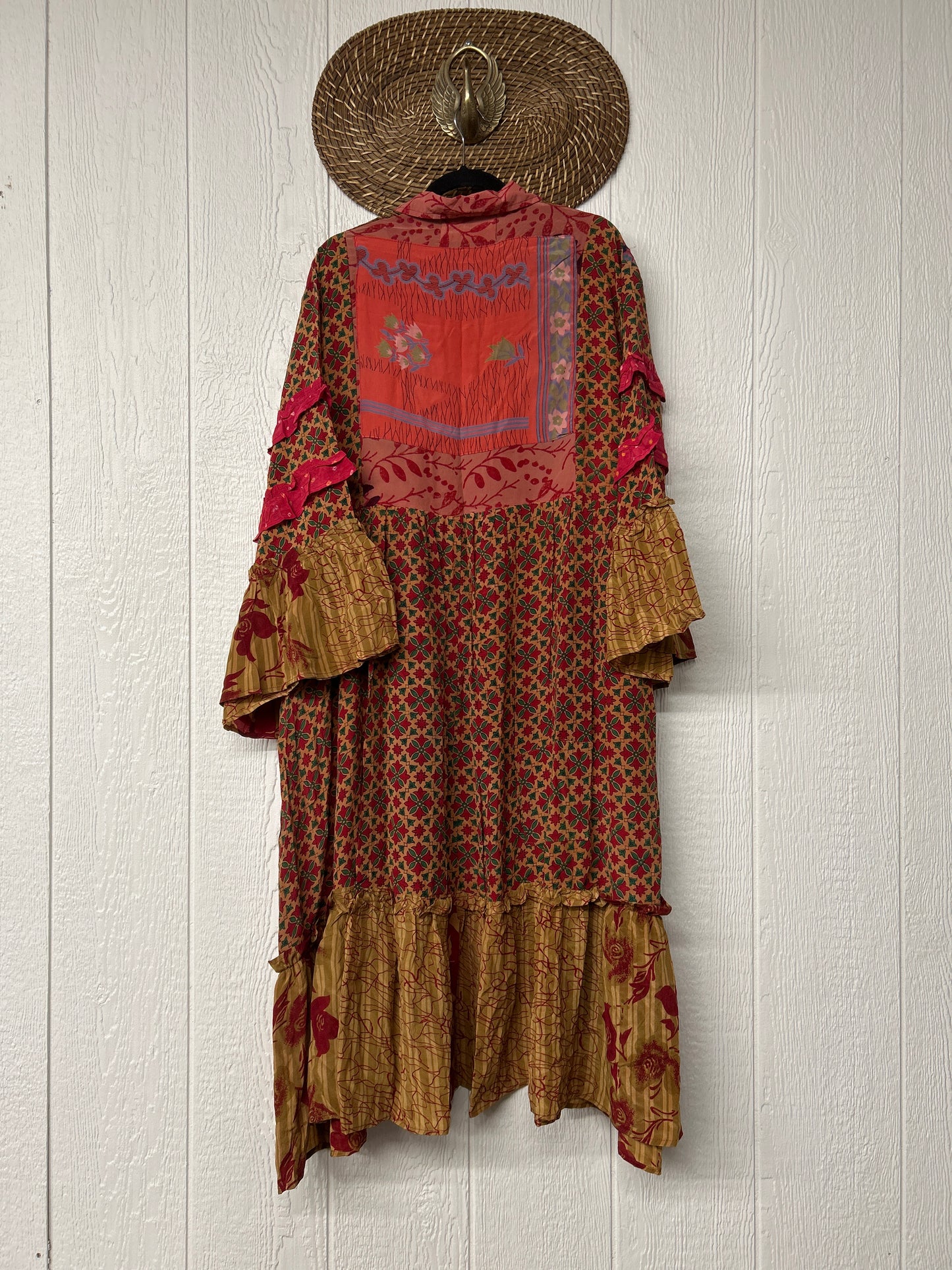 Crepe Sari Rhiannon Duster Dress 0226 038