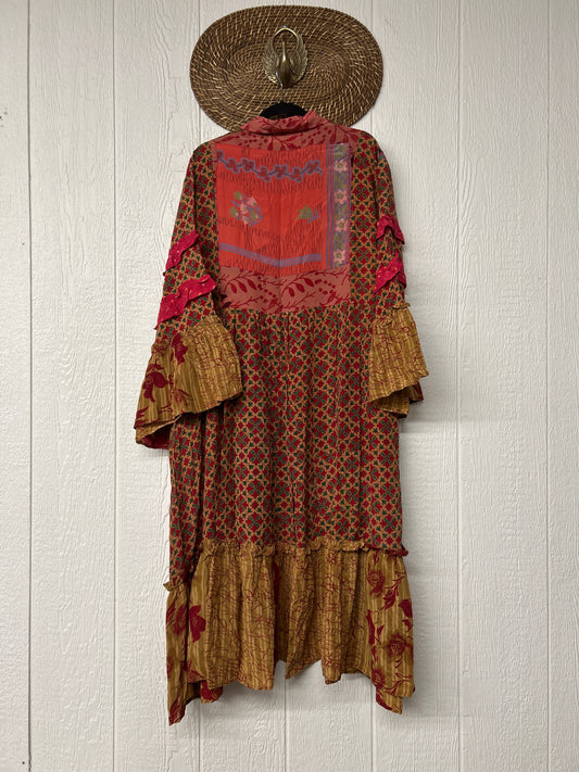 Crepe Sari Rhiannon Duster Dress 0226 038