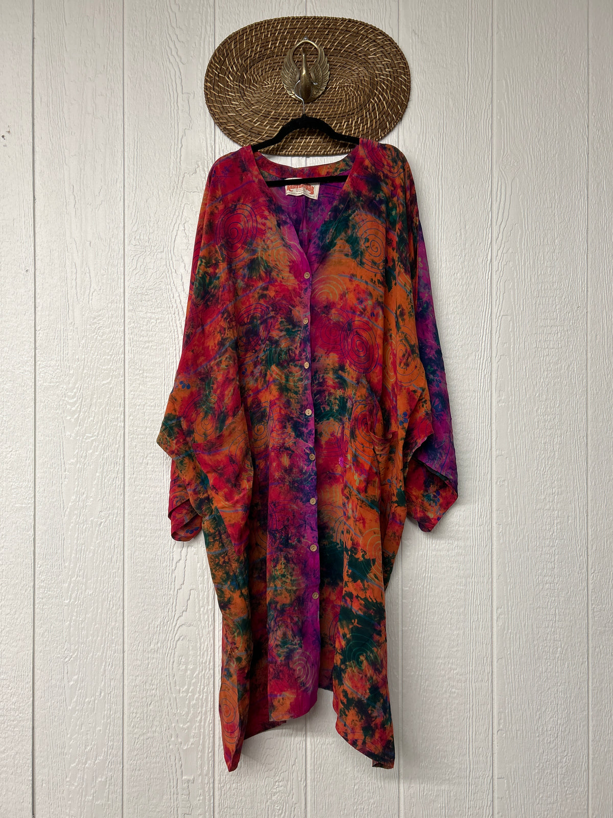 Crepe Sari Gaia Duster Dress 0826 026
