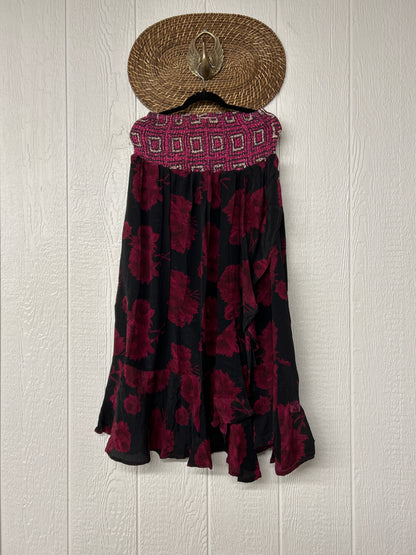 Crepe Sari Inner Peace Wrap Skirt 0626 140