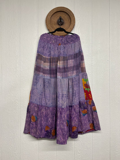 Pareo Kantha Lotus Maxi Skirt 0826 077