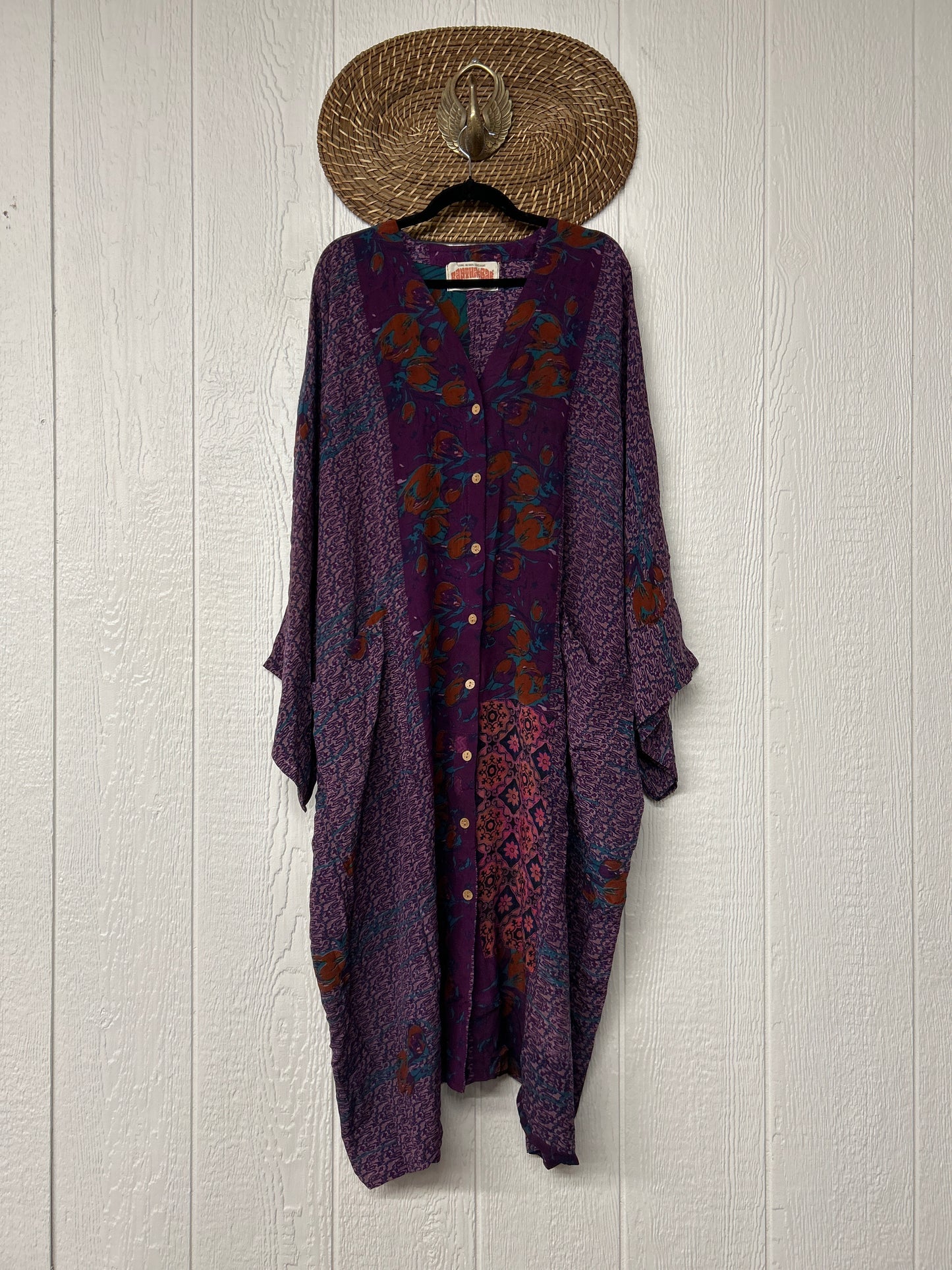 Crepe Sari Gaia Duster Dress 0826 120