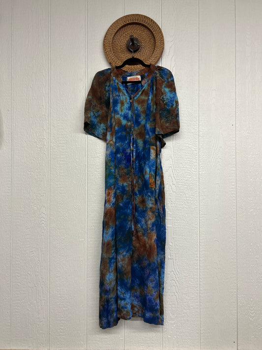 Crepe Sari Summer Woodstock Duster 0626 129