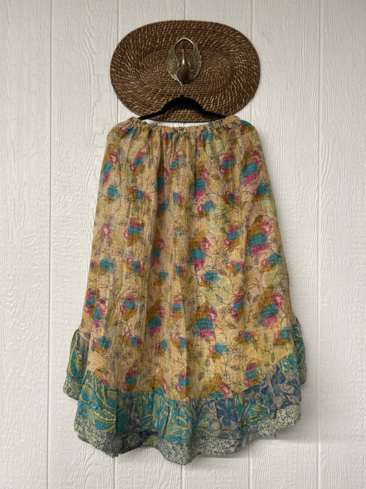 Pareo Kantha Wild Rose Skirt 0426 066