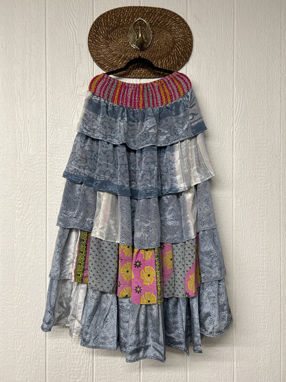 Rasgulla Sari Venus Ruffle Maxi 1125 009