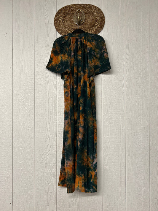 Crepe Sari Summer Woodstock Duster 0626 266