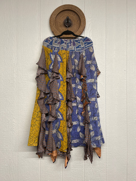 Pareo Kantha Willow Maxi Skirt 0826 065