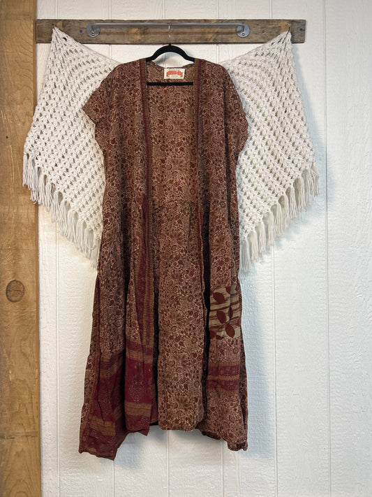 Crepe Sari Summer Evermore Kimono 0726 188