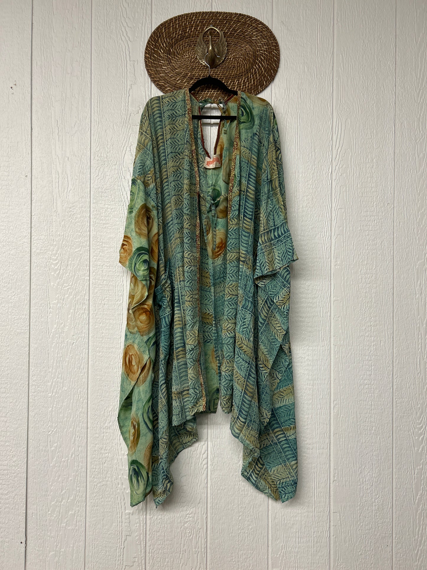 Crepe Sari Orchid Kimono 0626 069