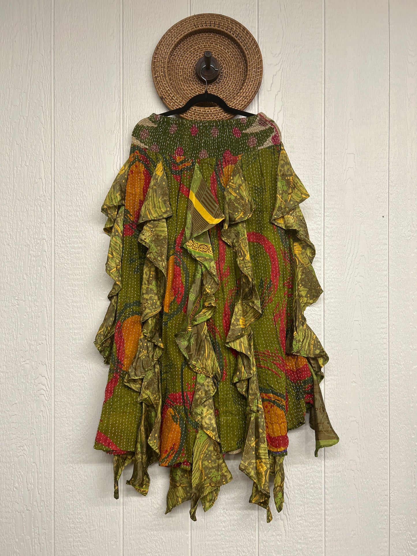 Pareo Kantha Willow Maxi Skirt 0826 226