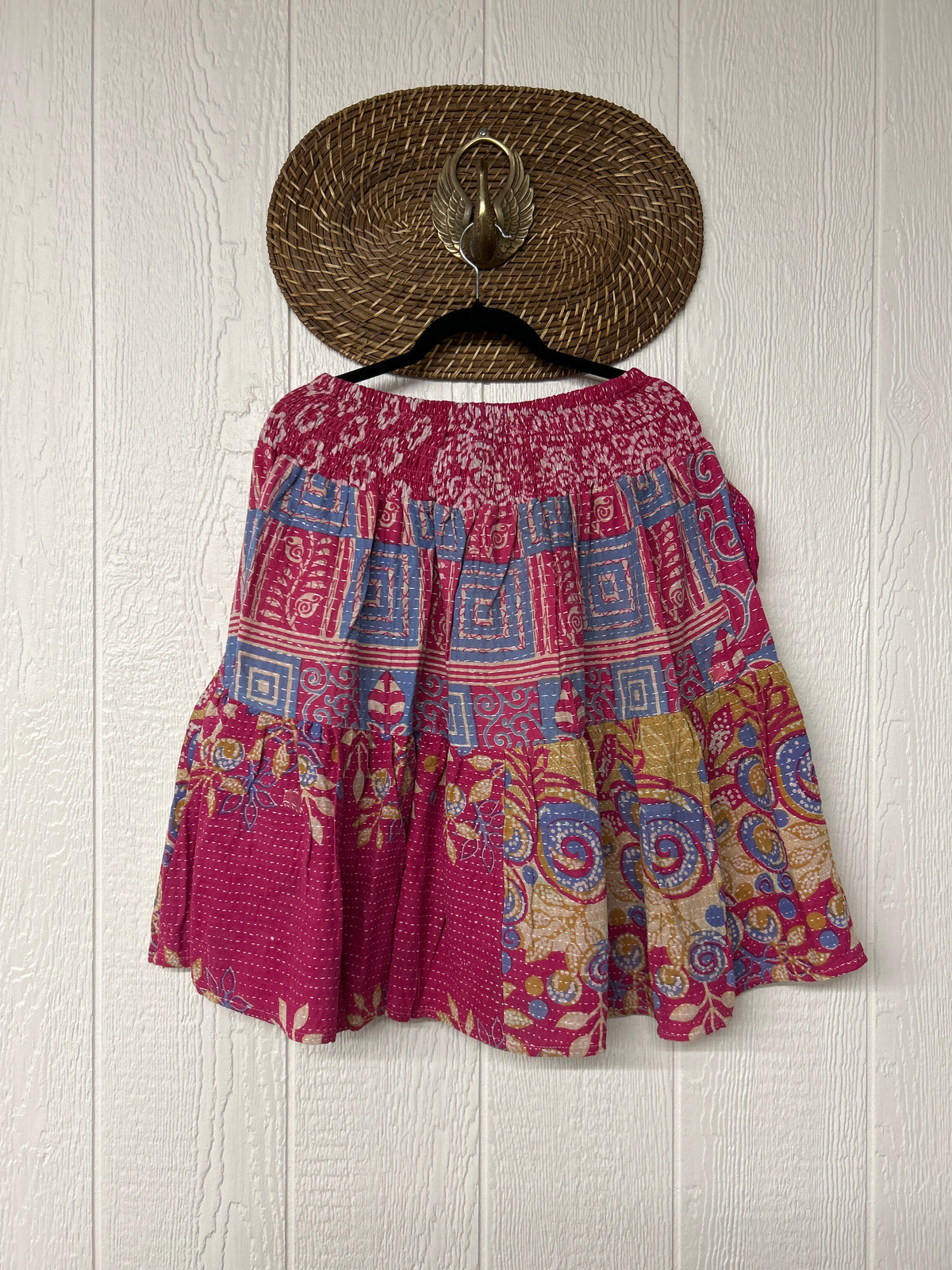 Pareo Kantha Meadow Skirt 0826 198