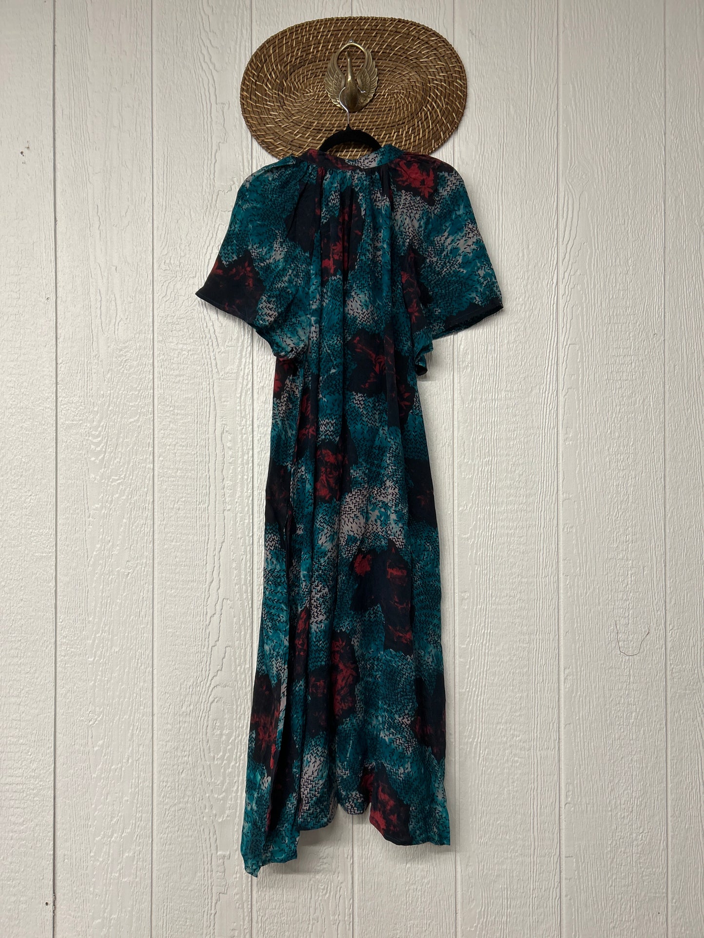 Crepe Sari Summer Woodstock Duster 0626 198