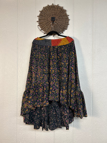 Crepe Sari Dahlia Skirt 1026 164