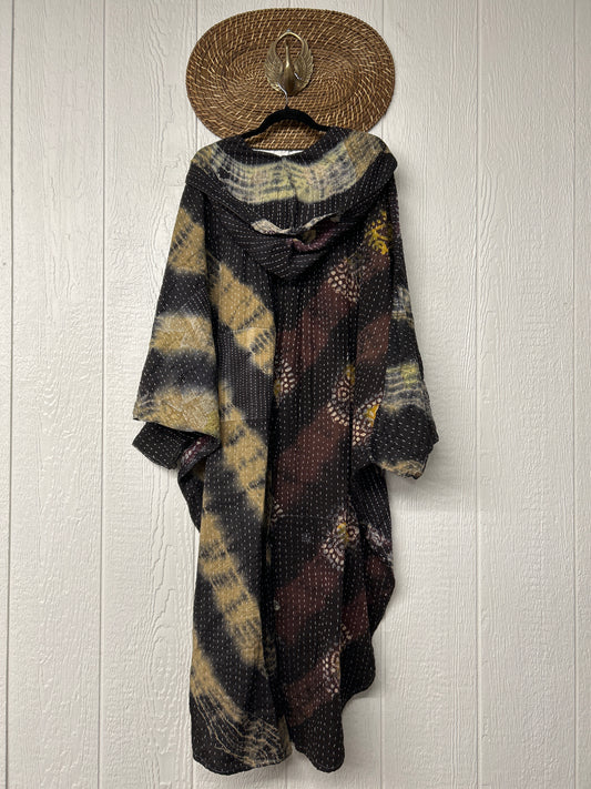 Pareo Kantha Poetic Hoodie Maxi 0526 001