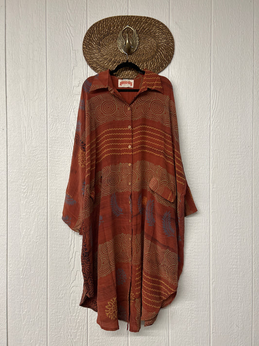 Crepe Sari Free To Be Longsleeve Maxi 1225 069