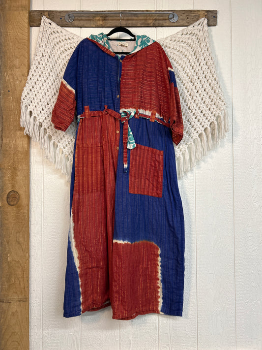 Double Sari Zen Hoodie Jumpsuit 0126 001