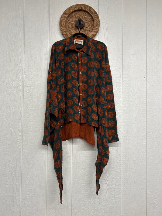 Crepe Sari Nirvana Button Down 1125 171