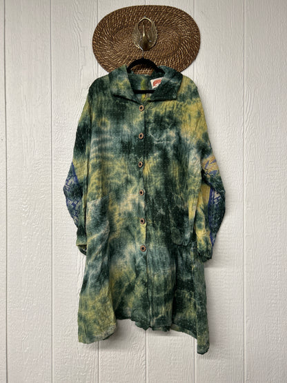 Aura Edit Koverlet Button Down Trench Coat 1026 019