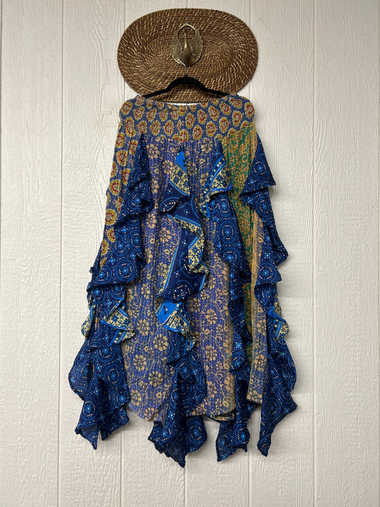 Pareo Kantha Willow Maxi Skirt 0826 106