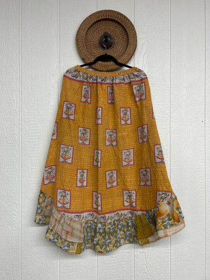 Pareo Kantha Wild Rose Skirt 0426 262