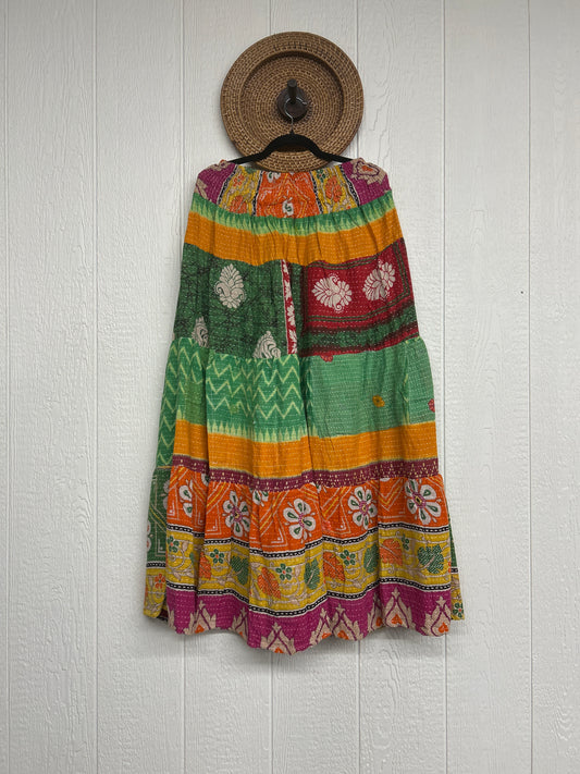 Pareo Kantha Lotus Maxi Skirt 0826 276