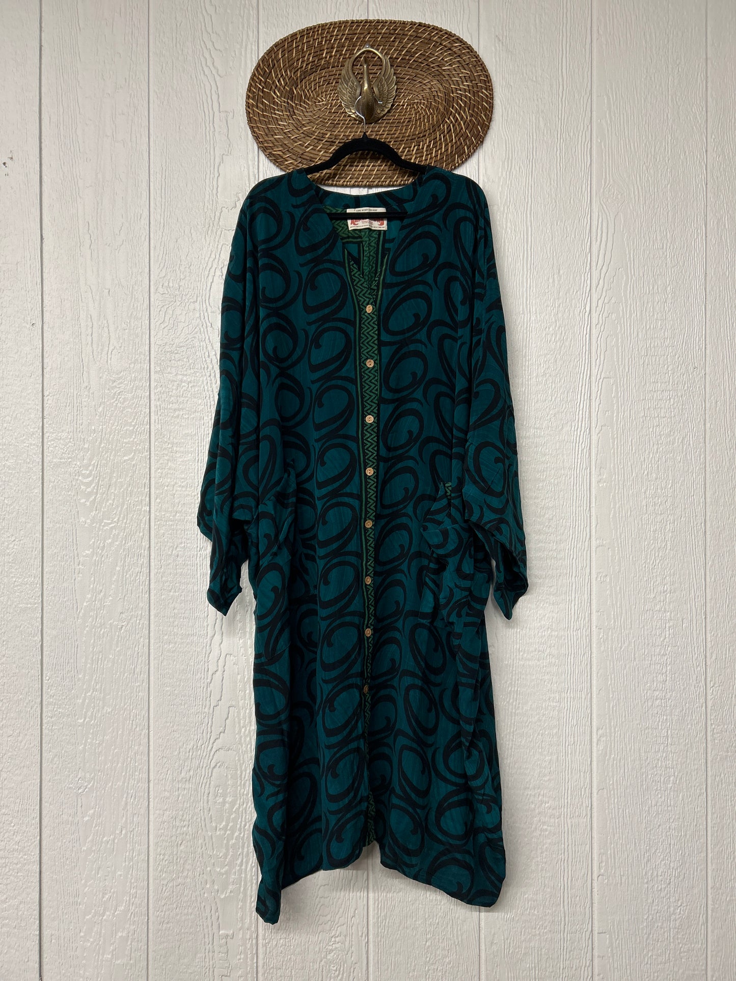 Crepe Sari Gaia Duster Dress 0826 116