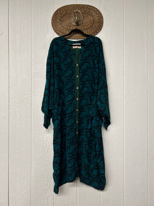 Crepe Sari Gaia Duster Dress 0826 116