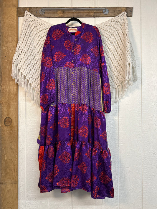 Rasgulla Sari Luminous Maxi Dress 0226 280