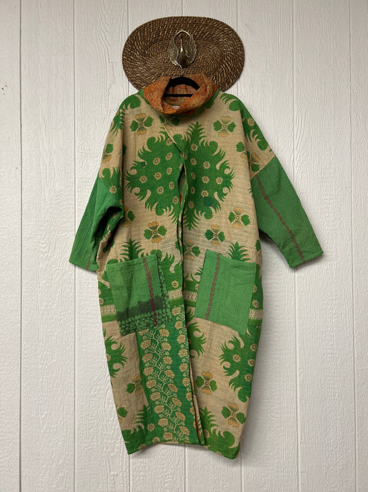 Fine Kantha Cowl Split Pullover 1225 033