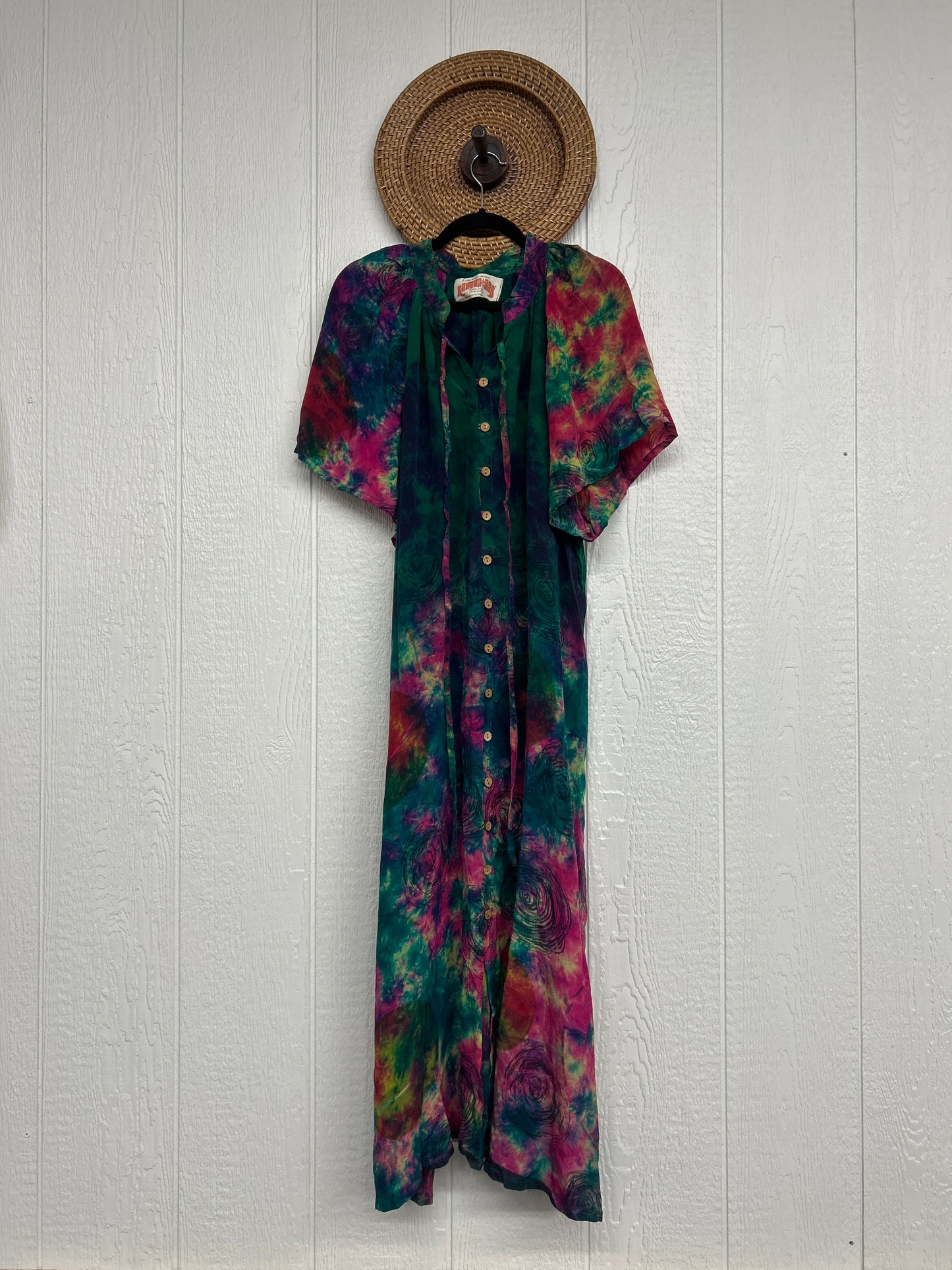 Crepe Sari Summer Woodstock Duster 0626 002