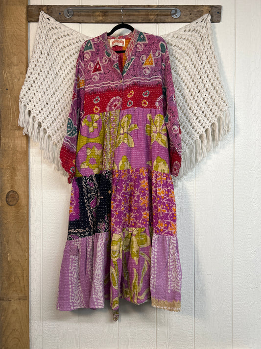 Pareo Kantha Luminous Maxi Dress 0126 213