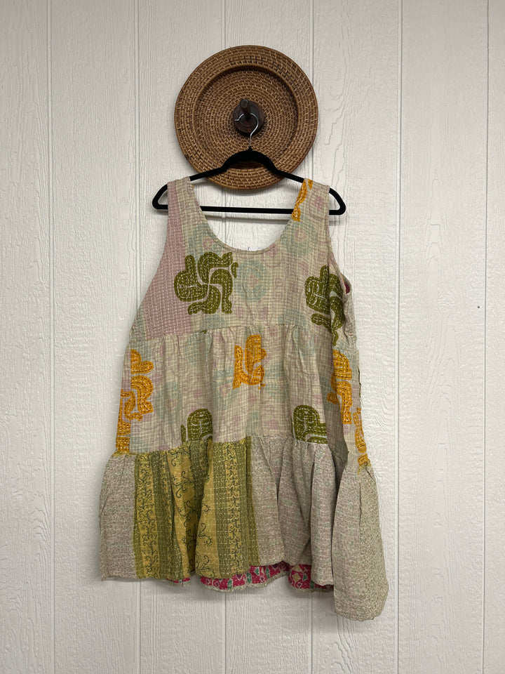Kantha Meadow Mini Dress 0625 116