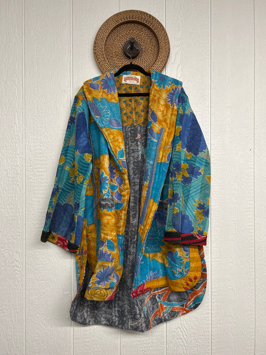 Fine Kantha Drifter Coat 1026 035