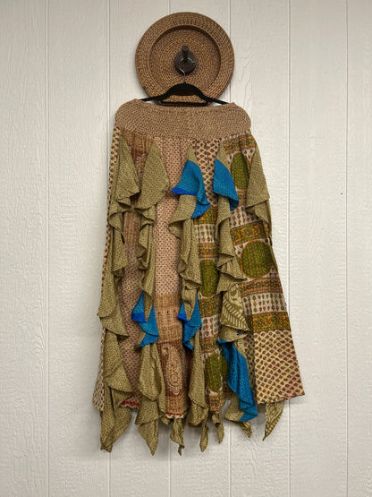 Pareo Kantha Willow Maxi Skirt 0826 083