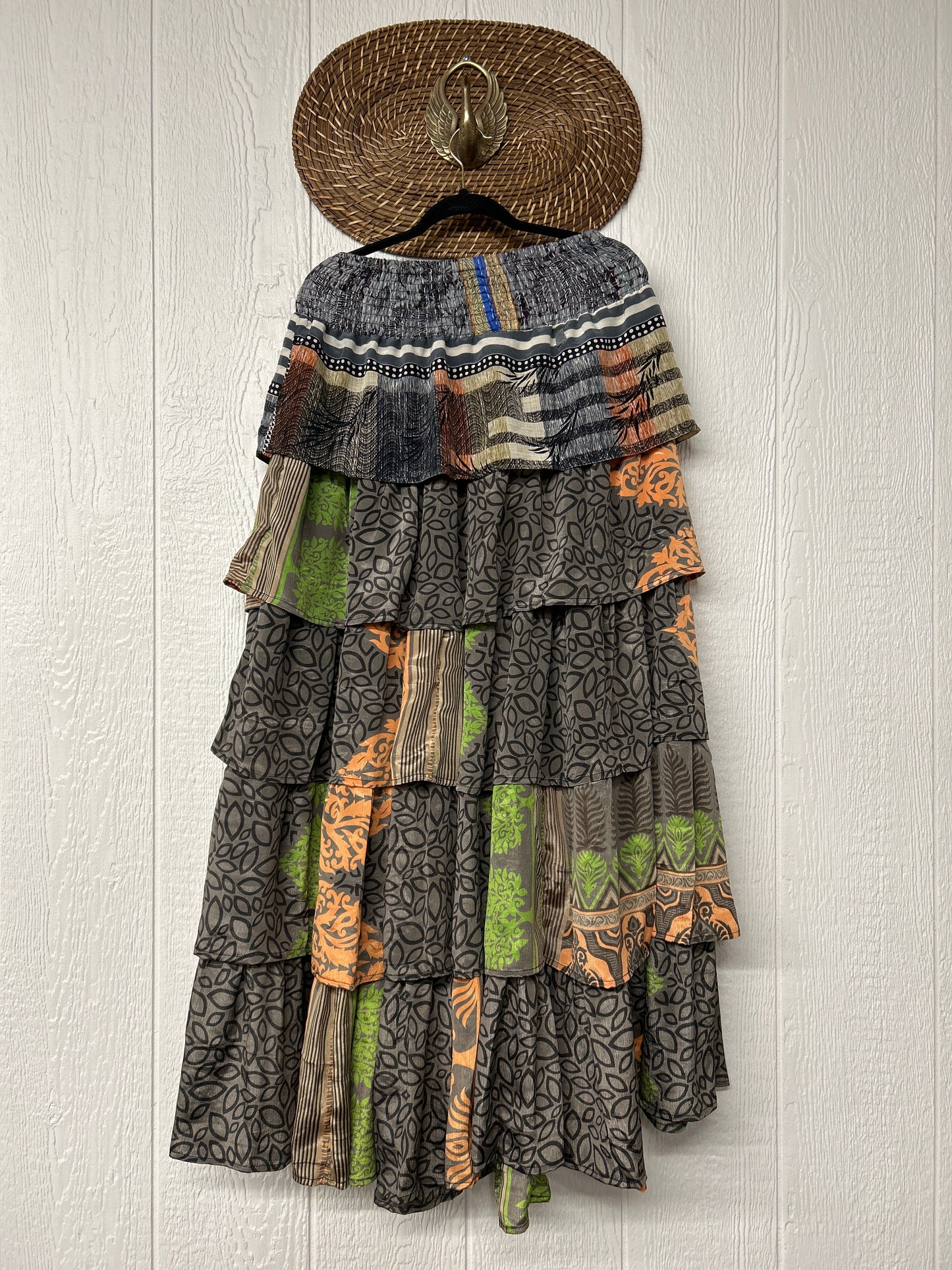 Rasgulla Sari Venus Ruffle Maxi 1125 015