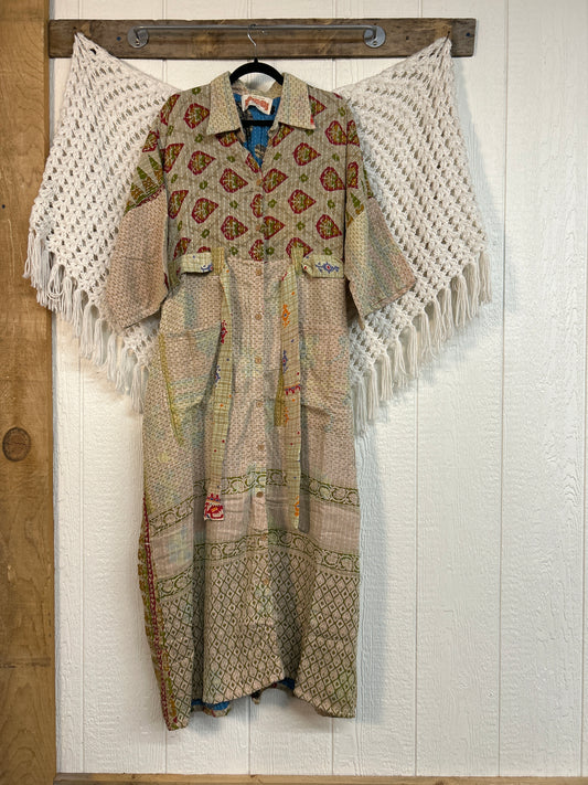Pareo Kantha Gravity Duster Dress 0226 179