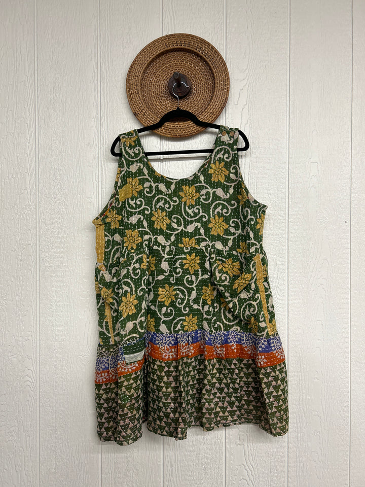 Kantha Meadow Mini Dress 0625 103