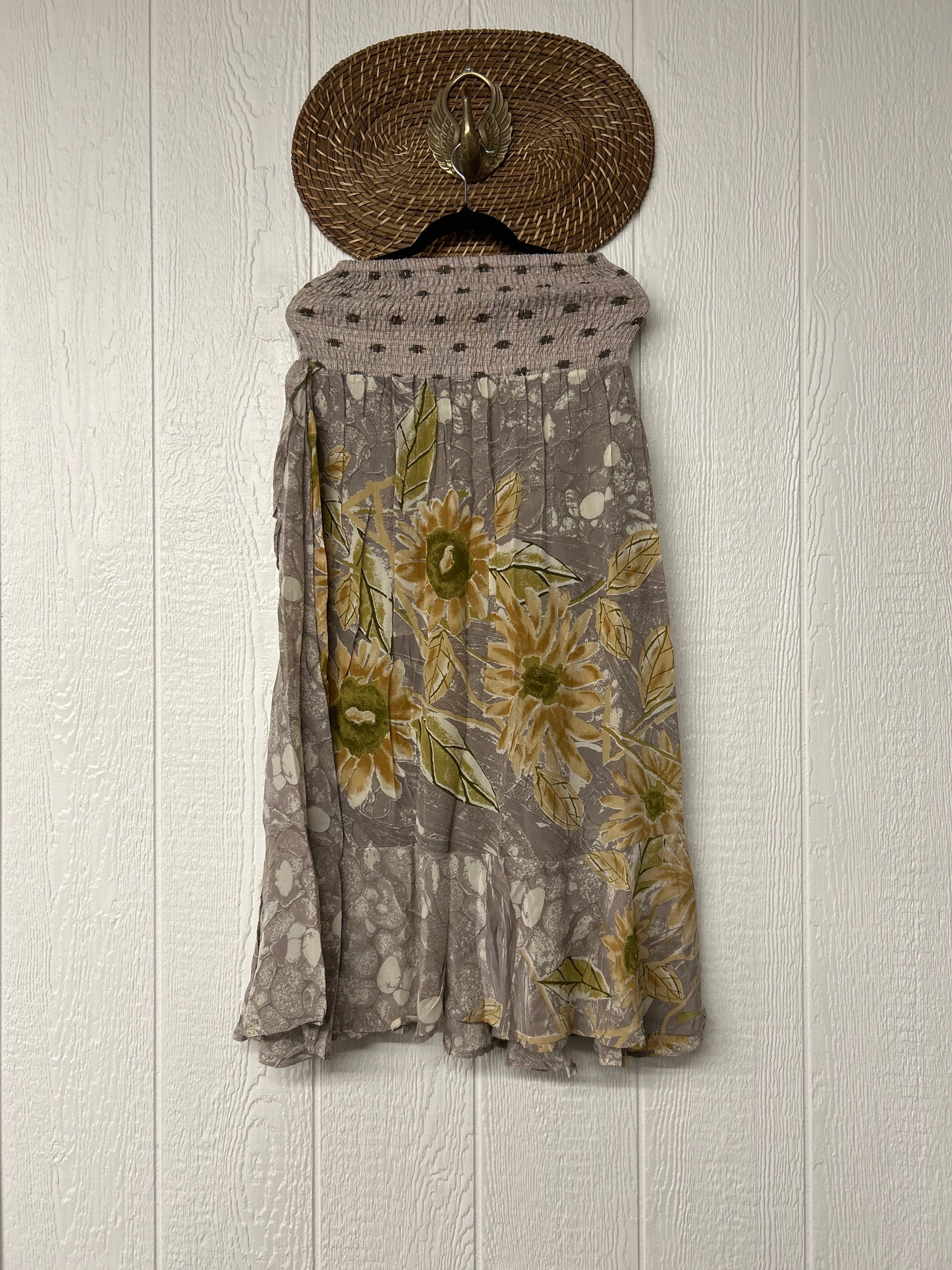 Crepe Sari Inner Peace Wrap Skirt 0626 097
