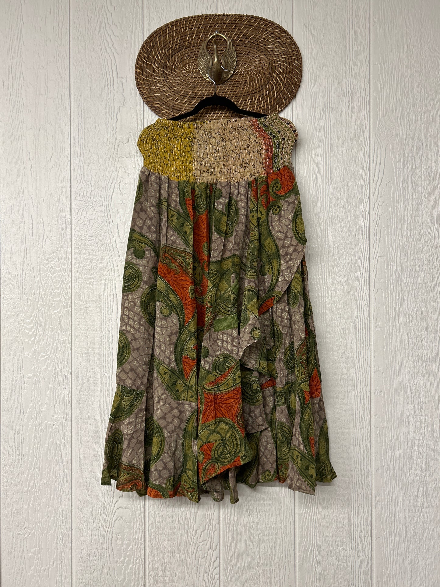 Crepe Sari Inner Peace Wrap Skirt 0626 250