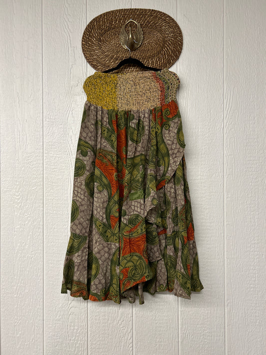 Crepe Sari Inner Peace Wrap Skirt 0626 250